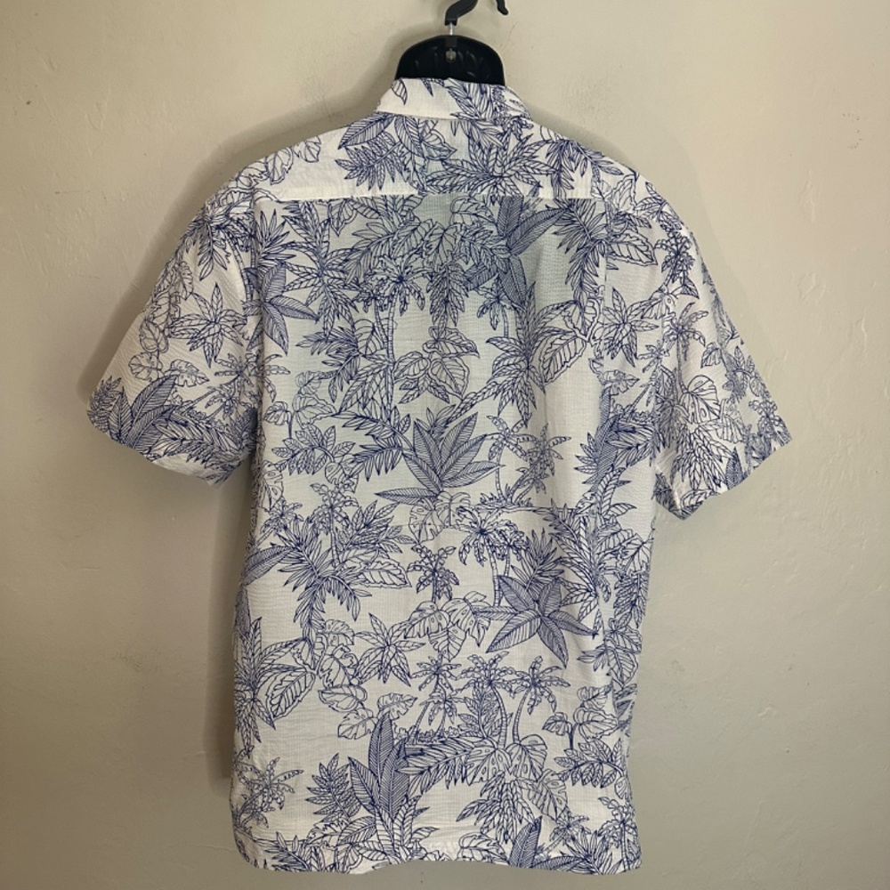 Tori Richard hort Sleeve Shirt XL Gently worn 100% cotton textured fabric - Picture 3 of 4